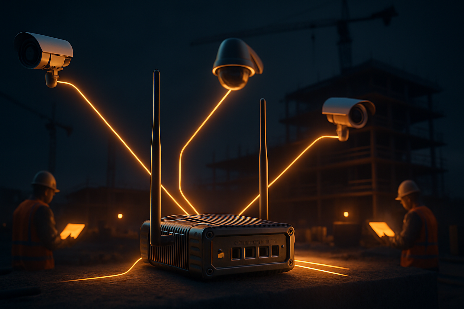 Cameras, Sensors, and Crews on One Network — No Hotspots