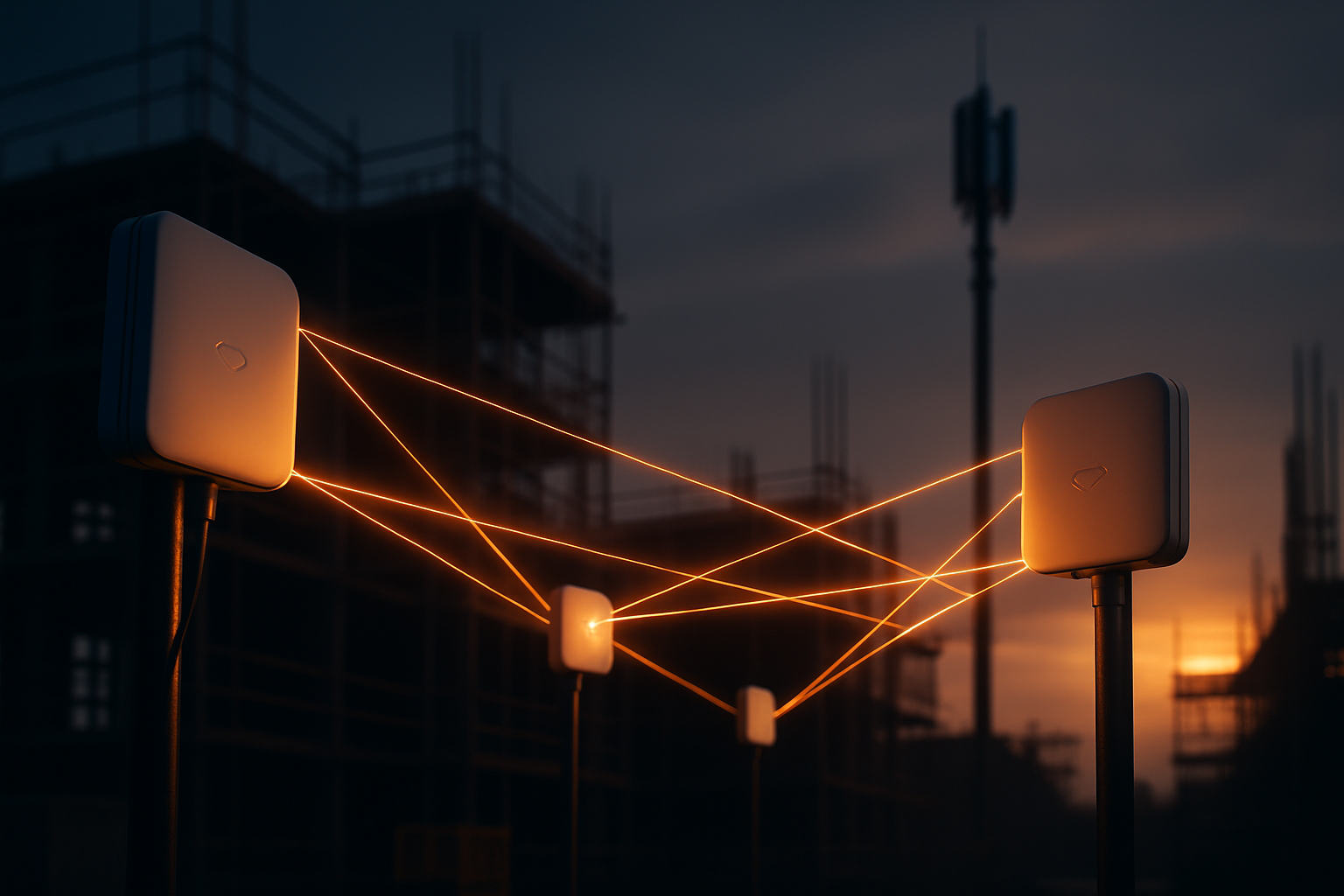 Site-Wide Jobsite WiFi: 5G Backhaul + APs That Climb With You